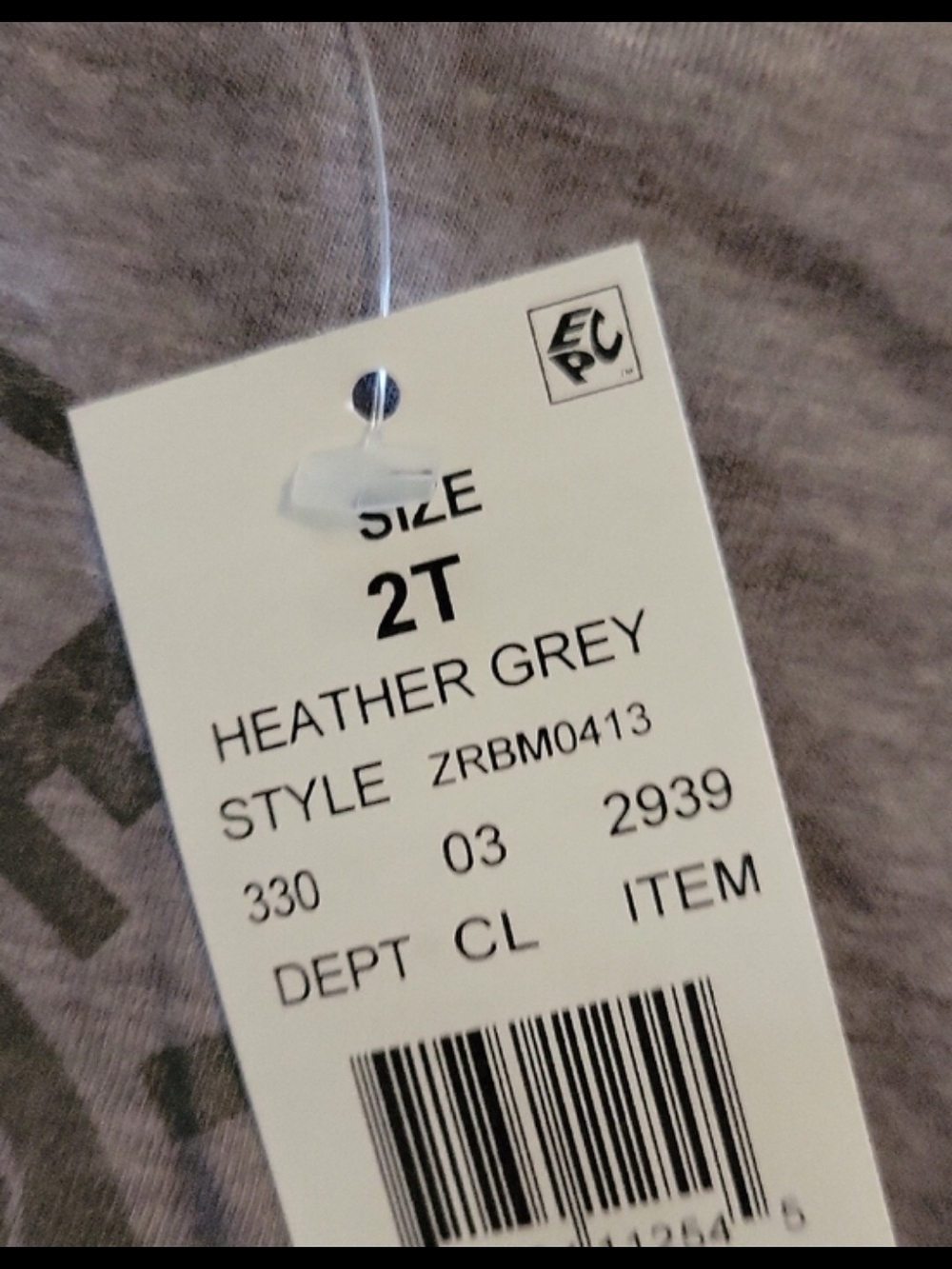 2 Pc. Bundle Marley 'One Love' Grey Kids T-Shirt. 1 2t & 1 5t. - Picture 2 of 3